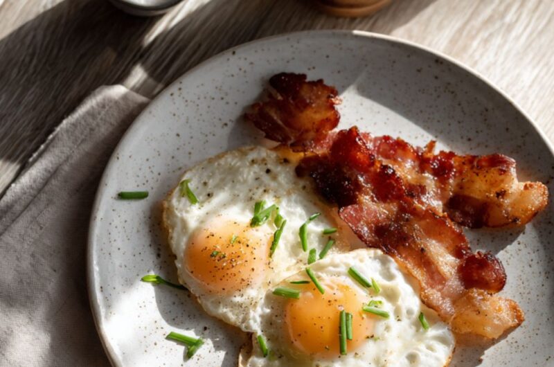 Low FODMAP Bacon and Eggs Recipe