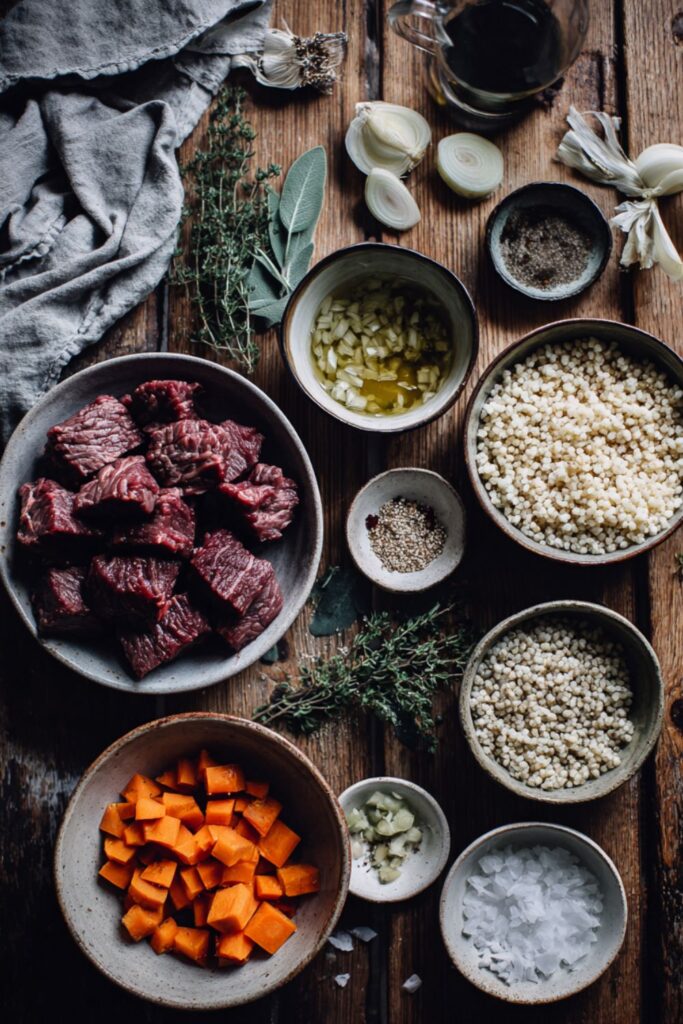 Low FODMAP Beef and Barley Soup Recipe