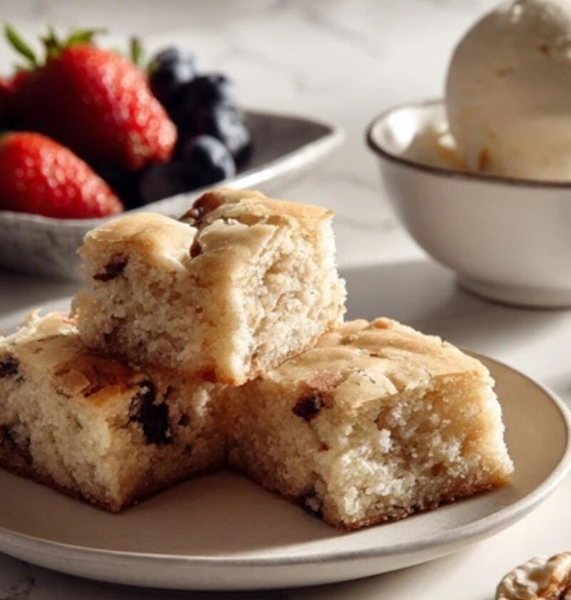 Low FODMAP Blondies Recipe