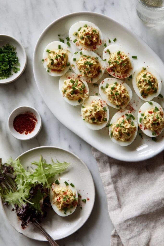 Low FODMAP Deviled Eggs
