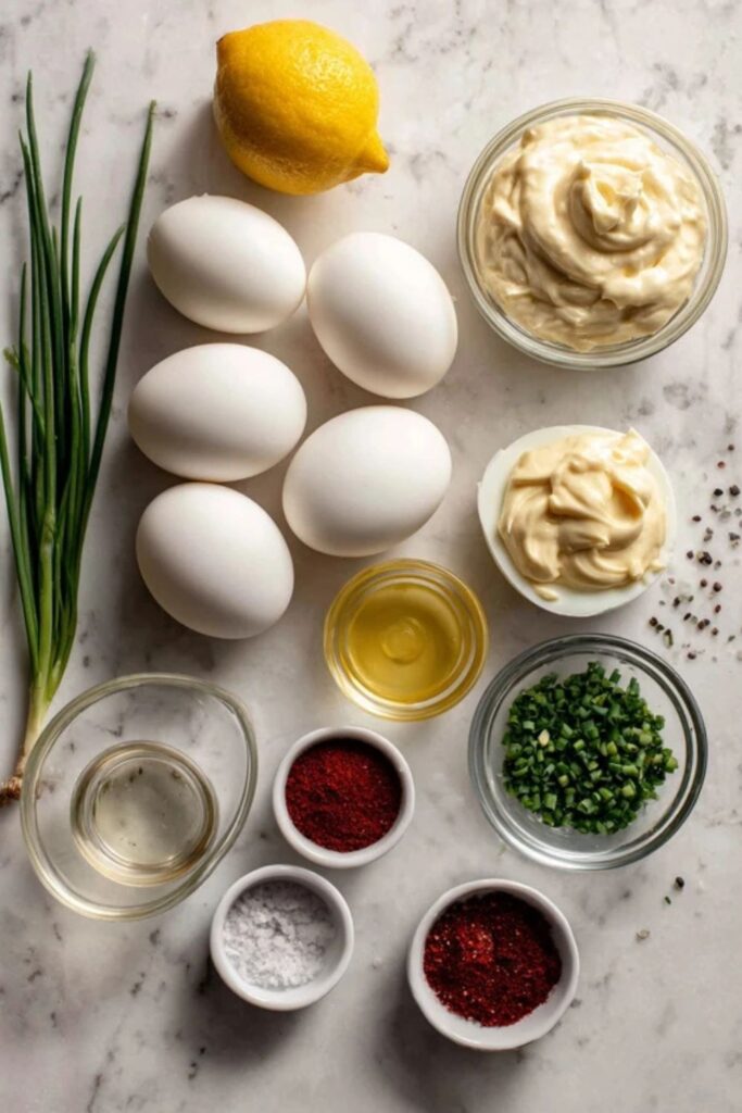 Low FODMAP Deviled Eggs