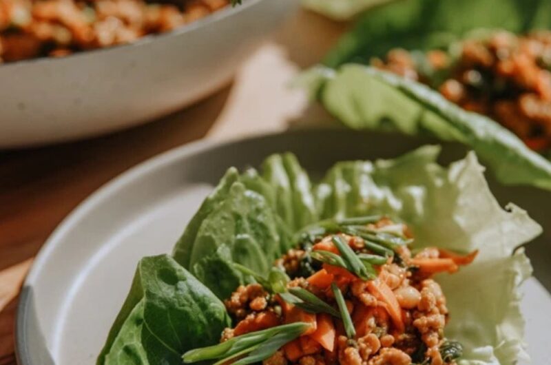 Low FODMAP Lettuce Wraps
