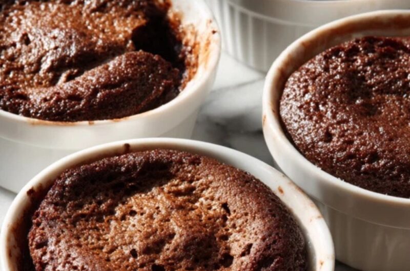 Low FODMAP Chocolate Lava Cakes Recipe