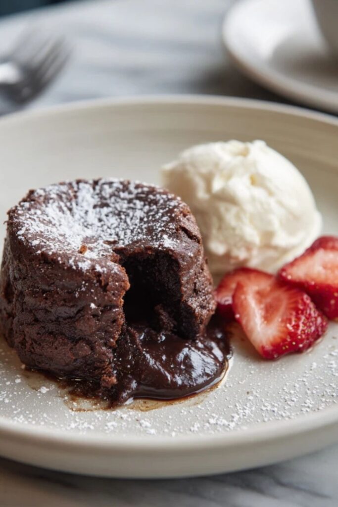 Low FODMAP Chocolate Lava Cakes