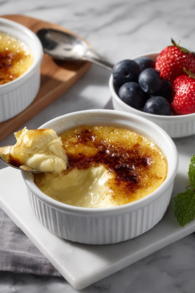 Low FODMAP Creme Brulee Recipe
