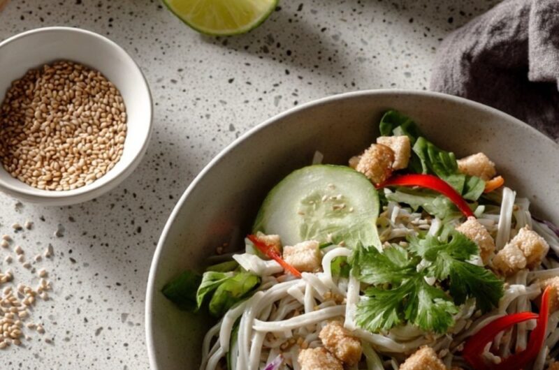 Low FODMAP Soba Noodle Salad Recipe
