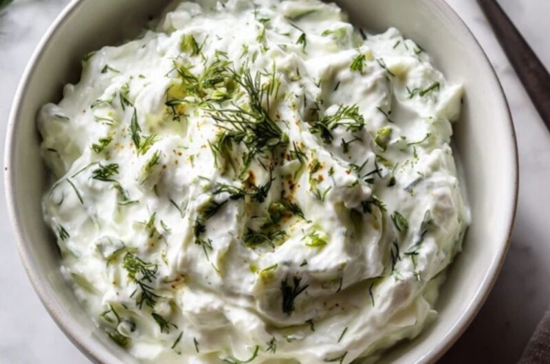 Low FODMAP Tzatziki Dip Recipe