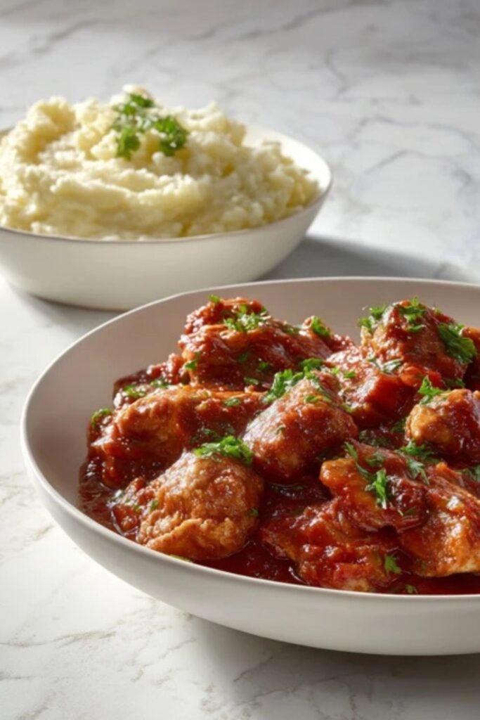 Low FODMAP Chicken Cacciatore Recipe