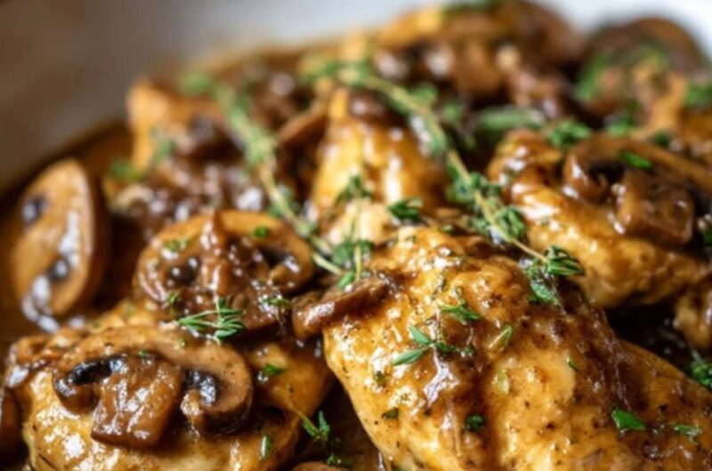 Low FODMAP Chicken Marsala Recipe
