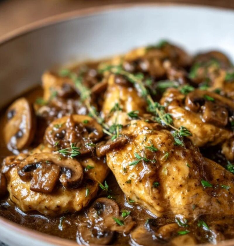Low FODMAP Chicken Marsala Recipe
