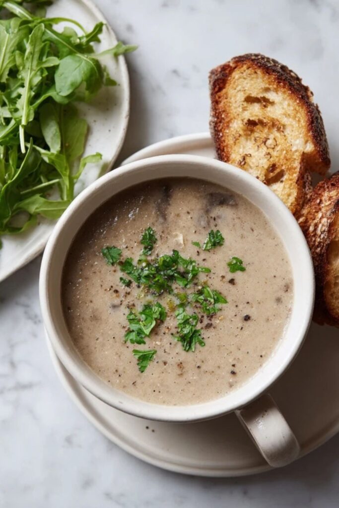 Low FODMAP Mushroom Soup Recipe
