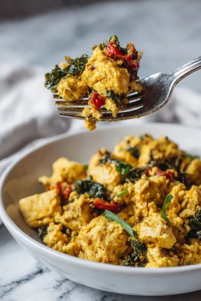 Low FODMAP Tofu Scramble Reipe