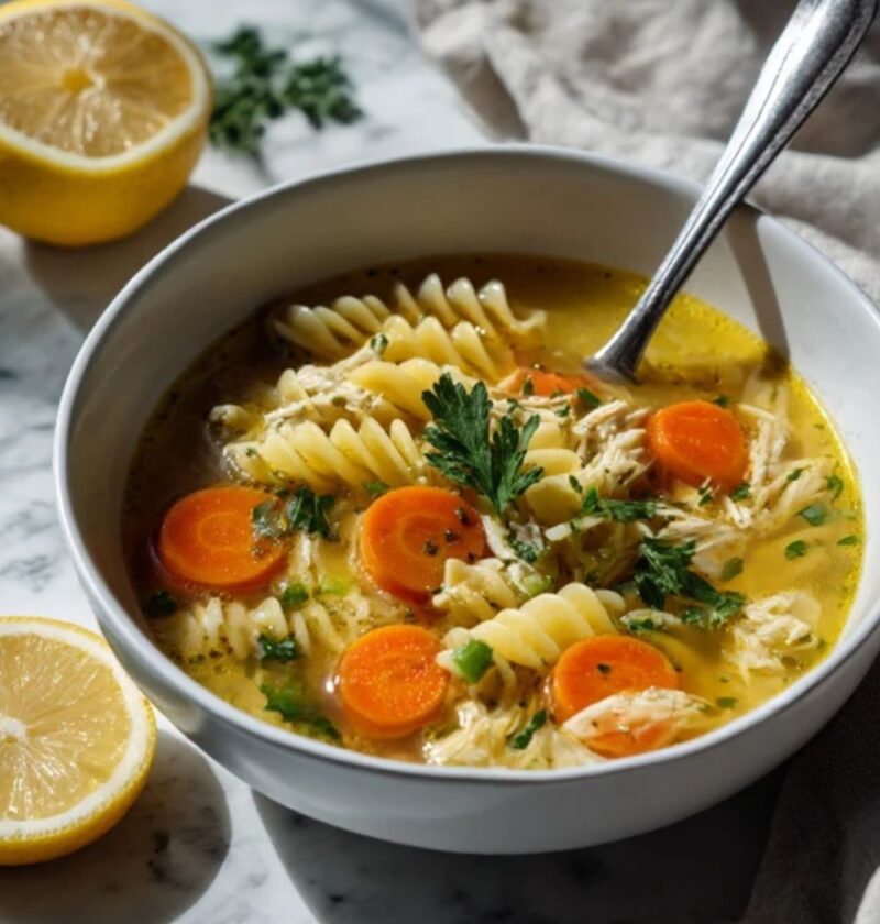 Low FODMAP Chicken Noodle Soup Recipe