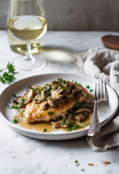 Low FODMAP Chicken Marsala Recipe