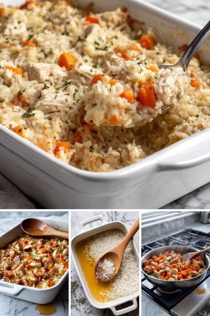 Low FODMAP Chicken and Rice Casserole Recipe
