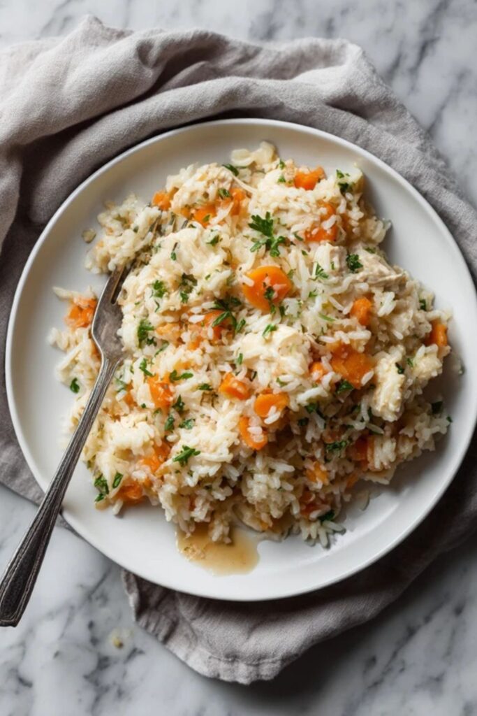 Low FODMAP Chicken and Rice Casserole Recipe