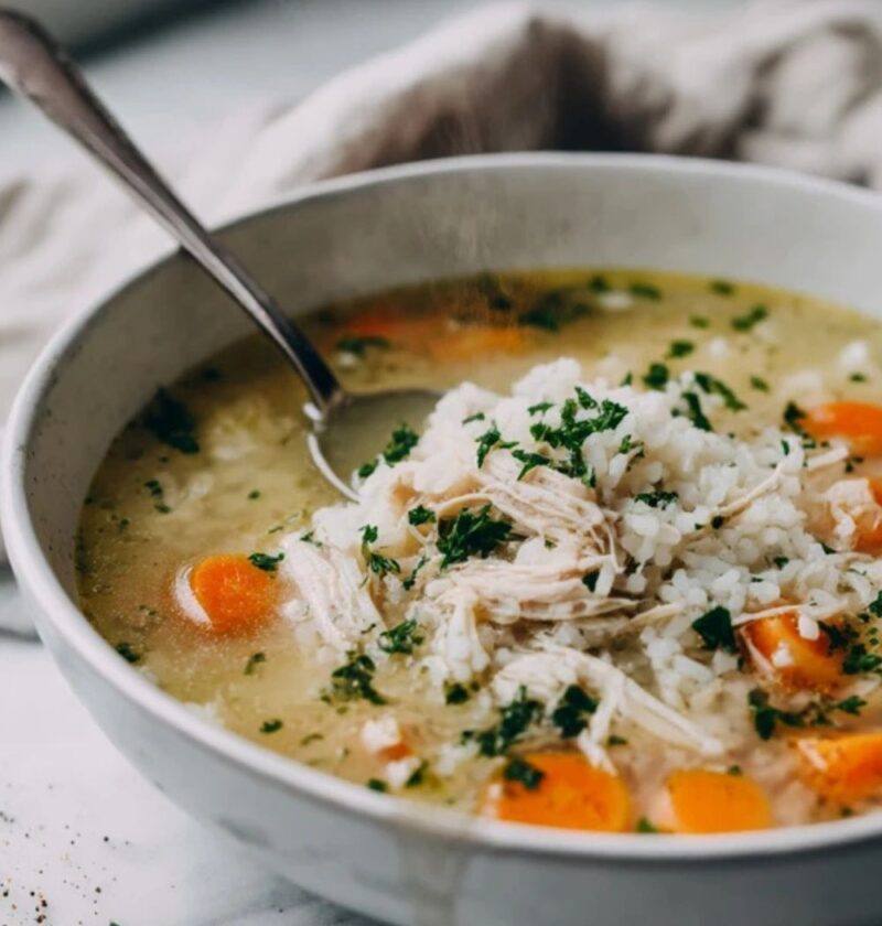 Low FODMAP Chicken And Rice Soup Recipe