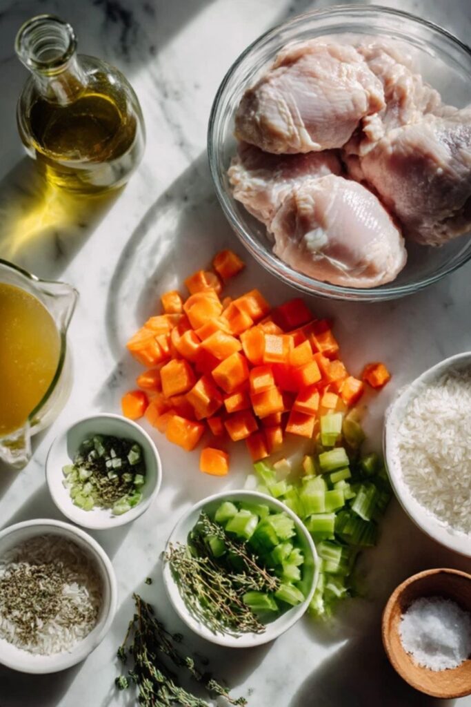 Low FODMAP Chicken And Rice Soup Recipe 