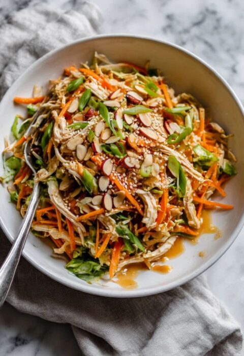 Low FODMAP Chinese Chicken Salad Recipe