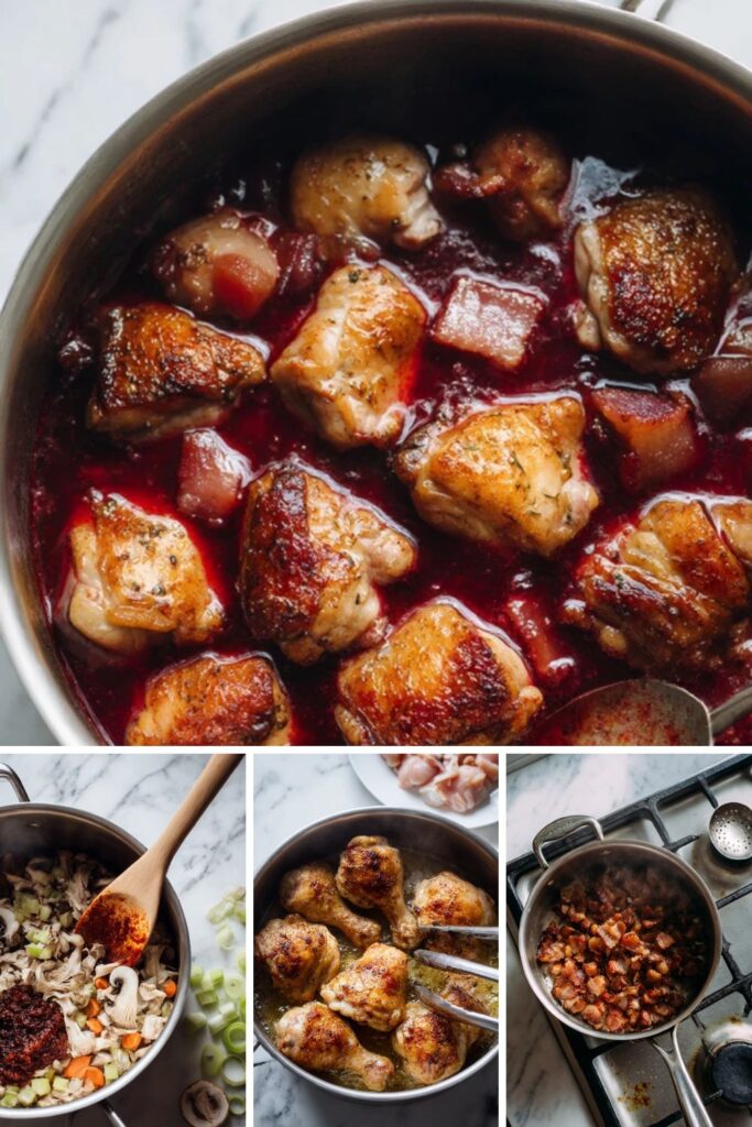 Low FODMAP Coq au Vin Recipe
