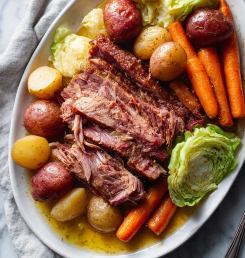 Low FODMAP Corned Beef and Cabbage Recipe