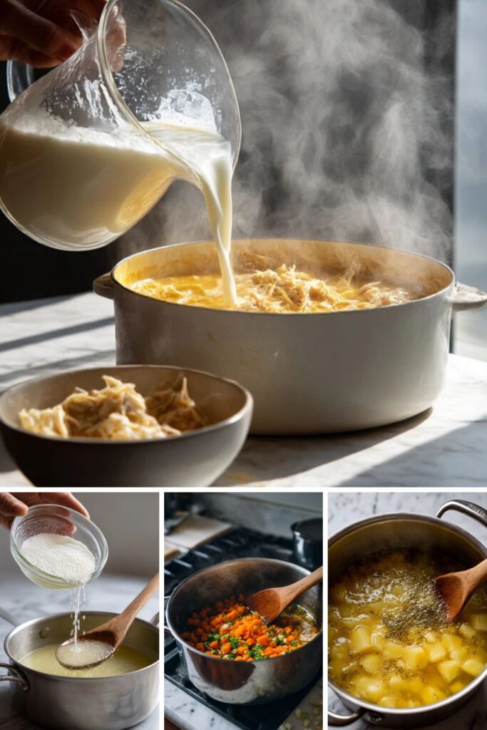 Low FODMAP Creamy Chicken Soup Recipe 