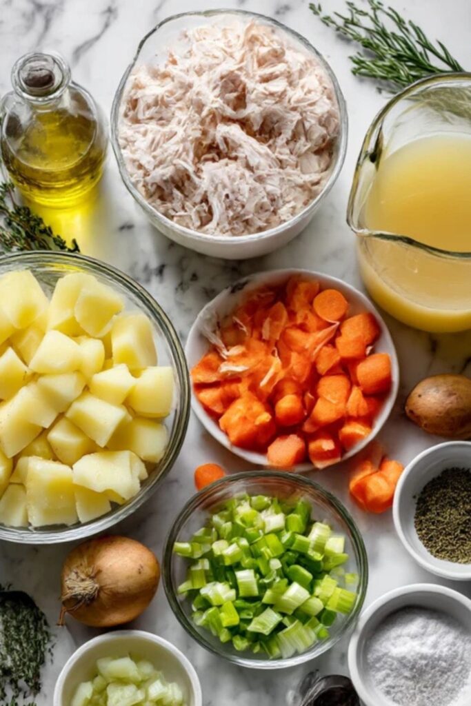 Low FODMAP Creamy Chicken Soup Recipe 