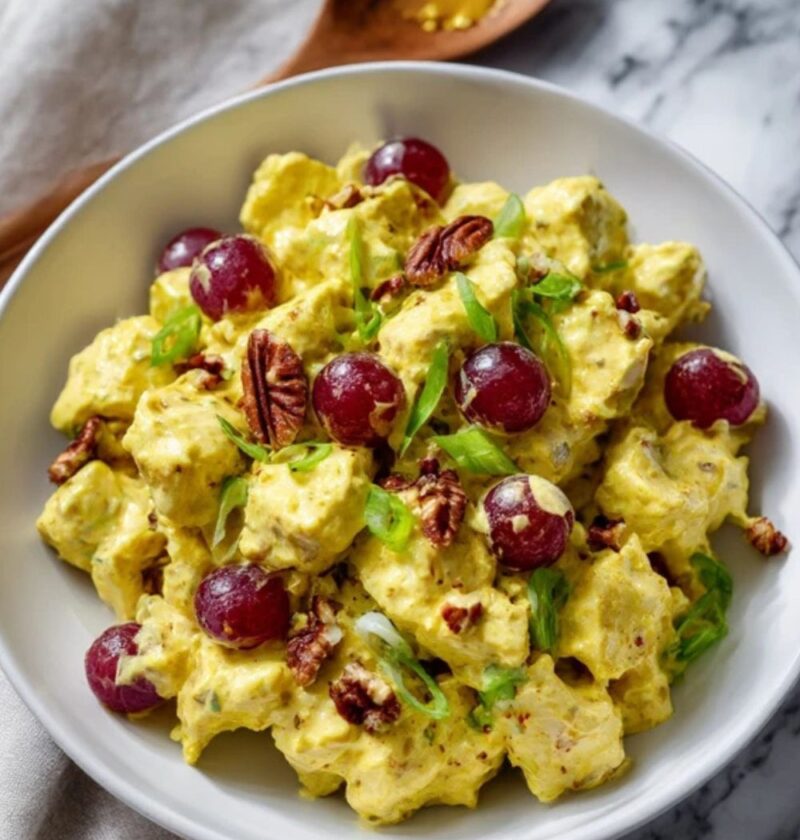 Low-FODMAP Curry Chicken Salad Recipe