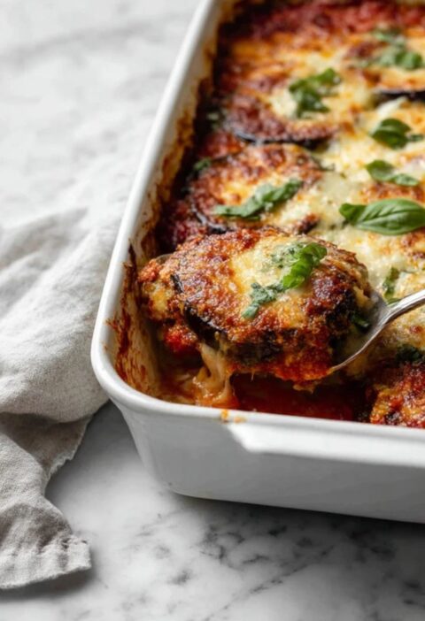 Low FODMAP Eggplant Parmesan Recipe