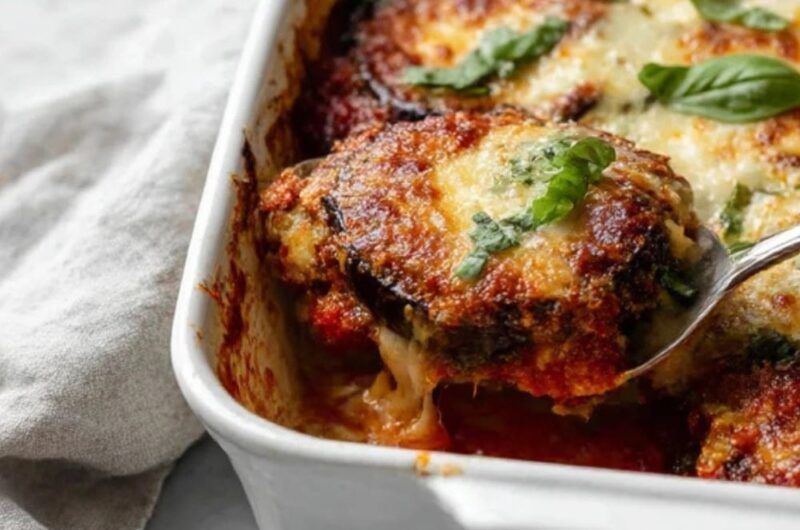 Low FODMAP Eggplant Parmesan