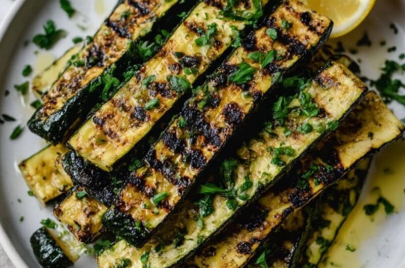 Low FODMAP Grilled Zucchini