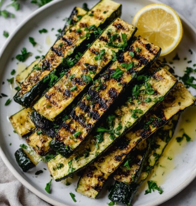 Low FODMAP Grilled Zucchini Recipe