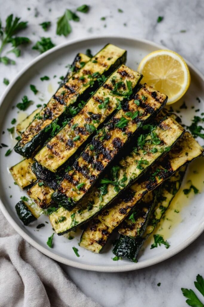 Low FODMAP Grilled Zucchini Recipe