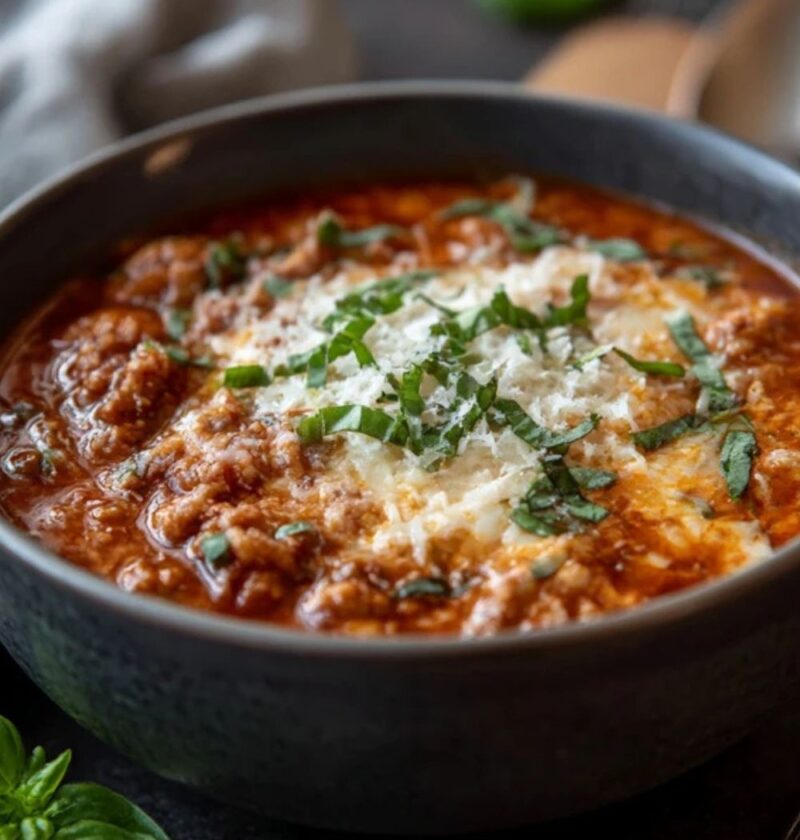 Low FODMAP Lasagna Soup Recipe