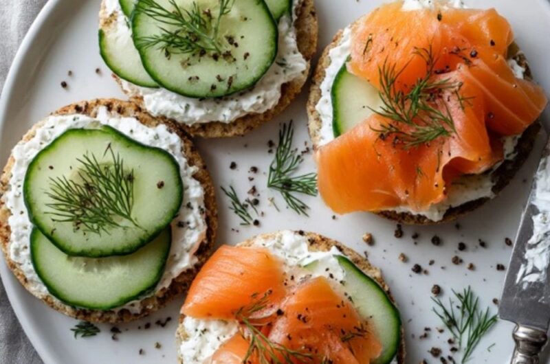 Low FODMAP Rice Cakes with Toppings Recipe