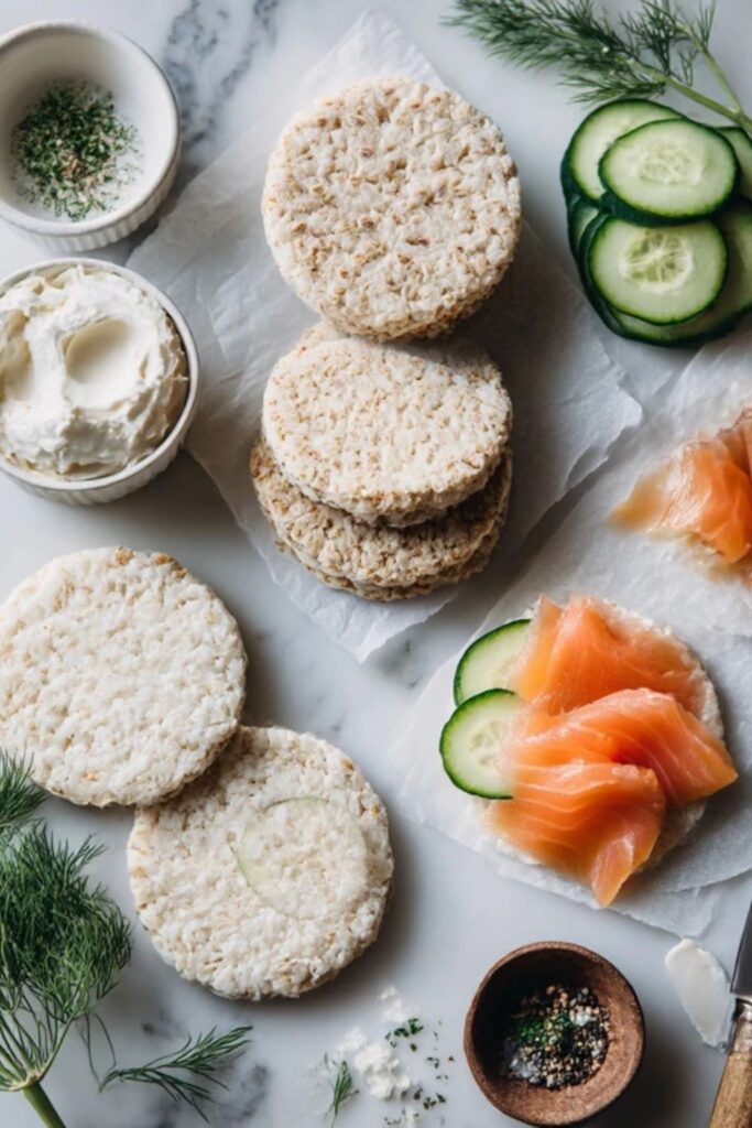 Low FODMAP Rice Cakes with Toppings Recipe