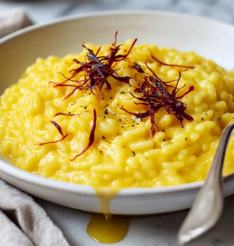 Low FODMAP Risotto Milanese Recipe