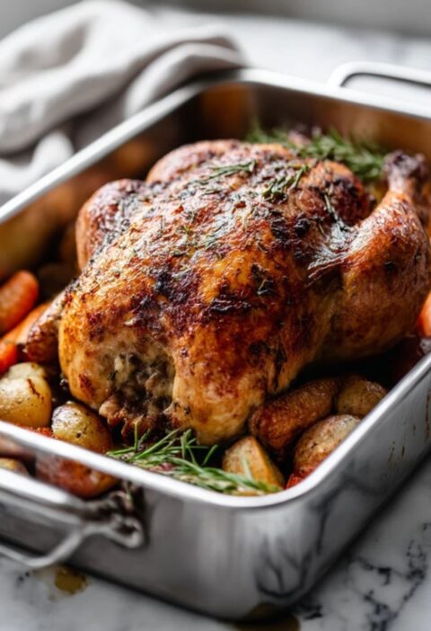 Low FODMAP Roasted Chicken Recipe