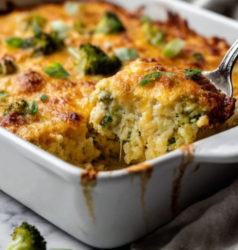 Low FODMAP Chicken Broccoli Rice Casserole Recipe