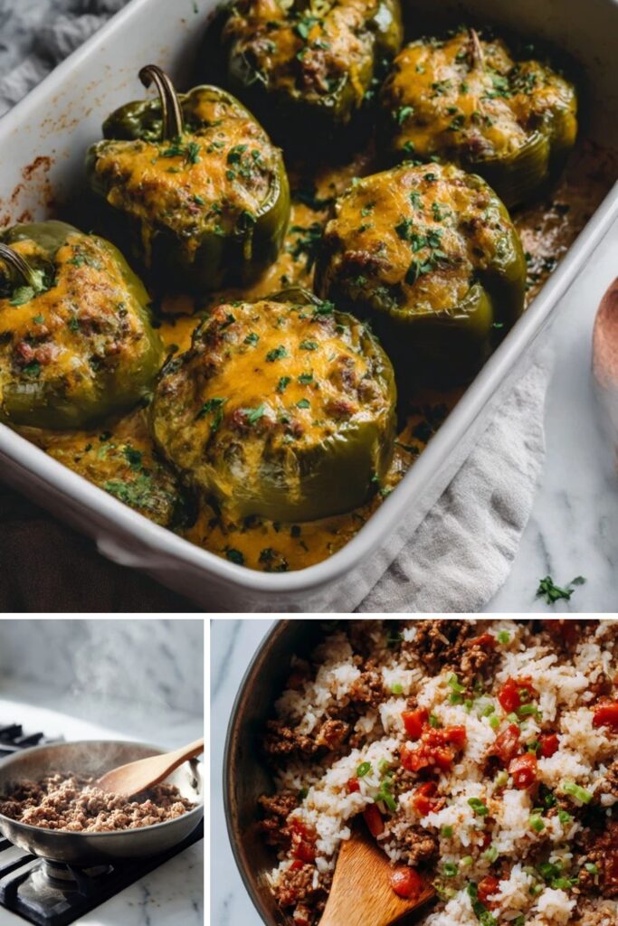 Low FODMAP Stuffed Bell Peppers Recipe