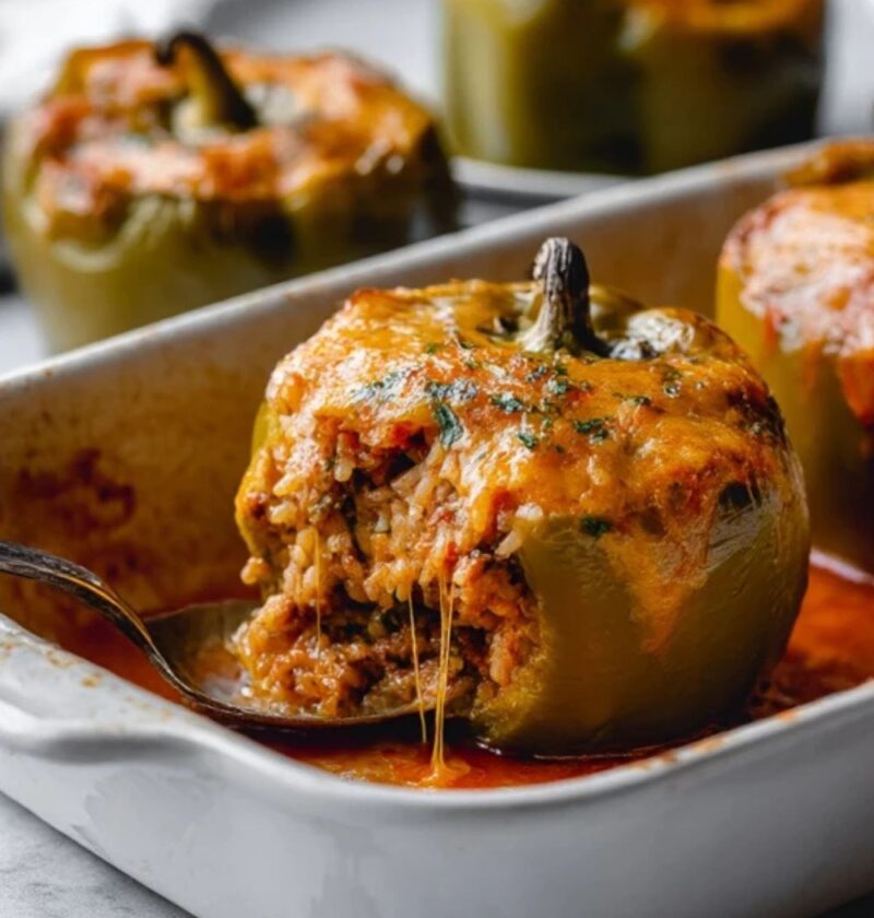 Low FODMAP Stuffed Bell Peppers Recipe