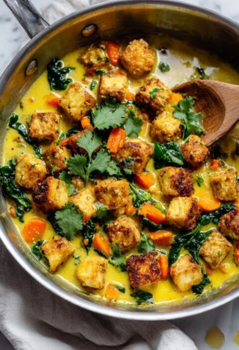 Low FODMAP Tofu Curry Recipe