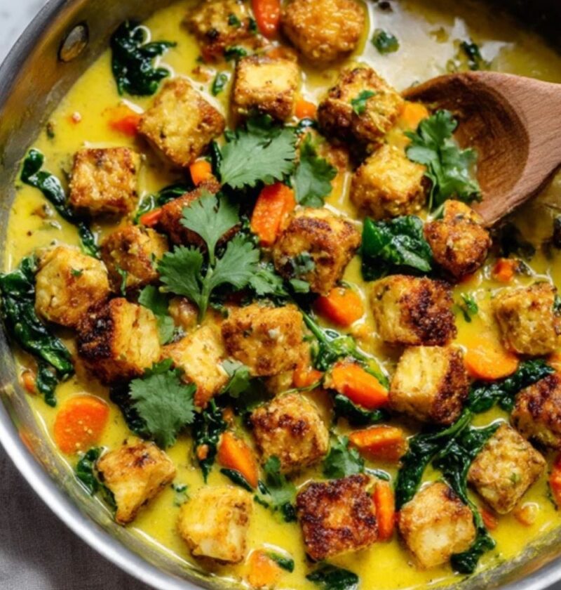 Low FODMAP Tofu Curry Recipe
