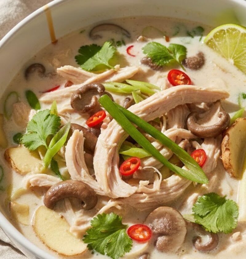 Low FODMAP Tom Kha Gai Soup Recipe