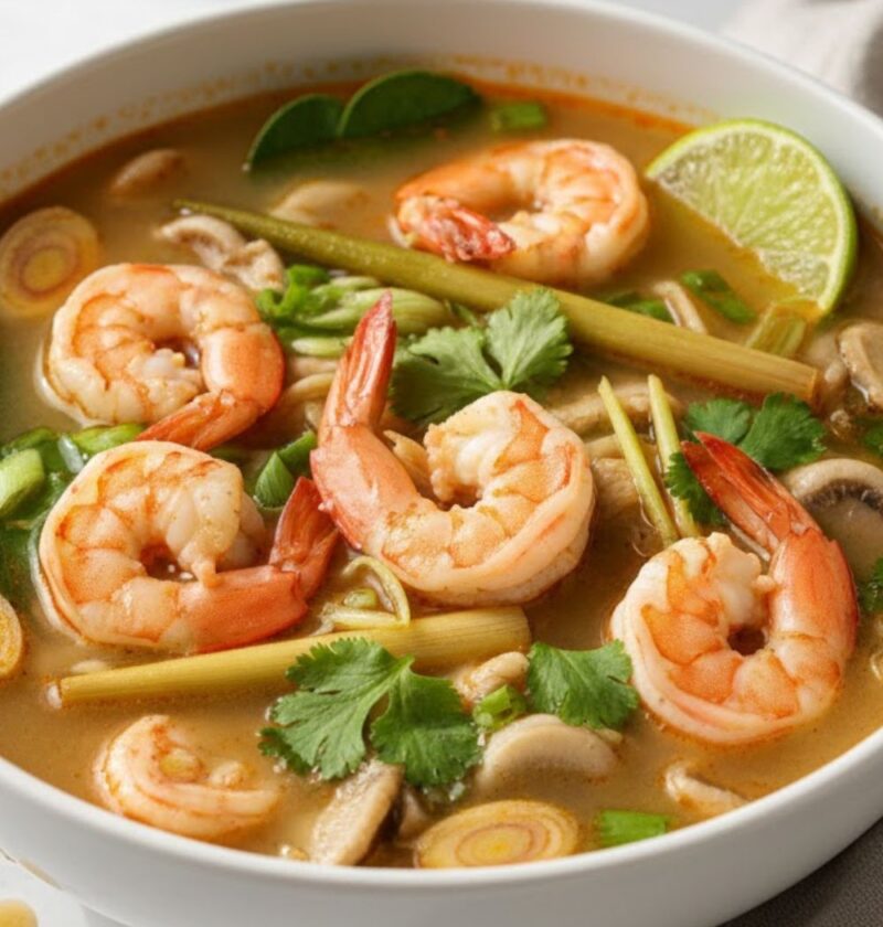 Low FODMAP Tom Yum Soup Recipe