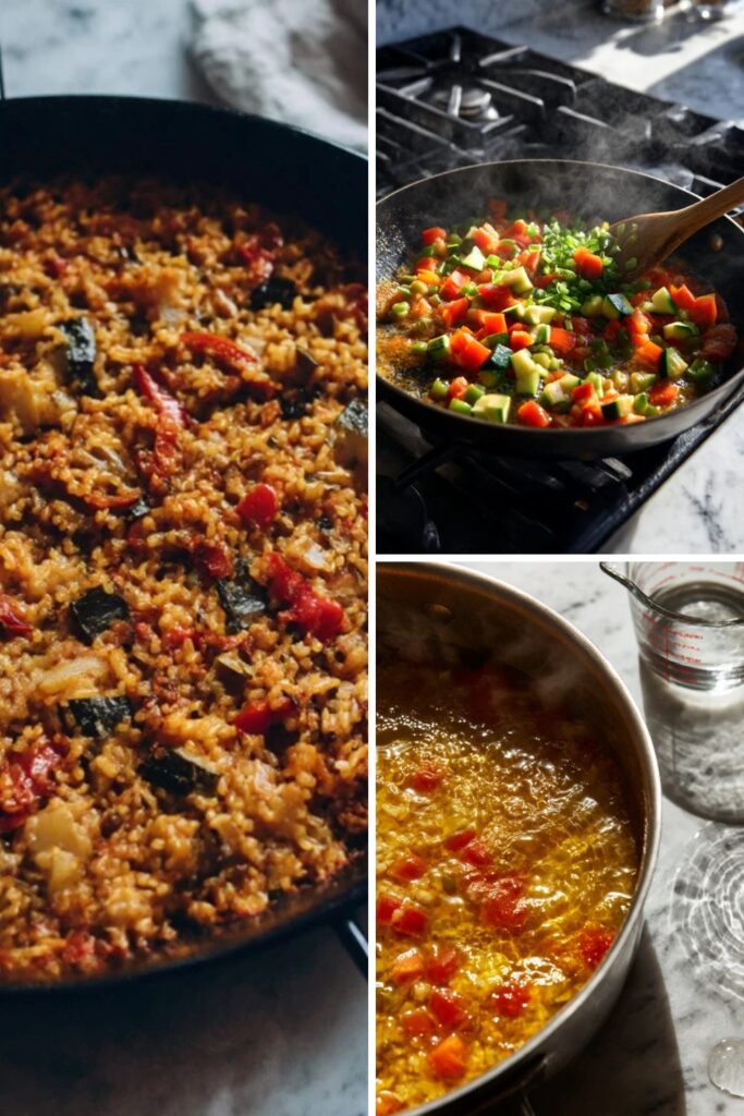 Low FODMAP Vegetable Paella Recipe