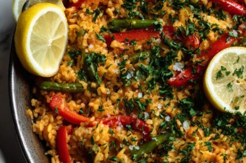 Low FODMAP Vegetable Paella