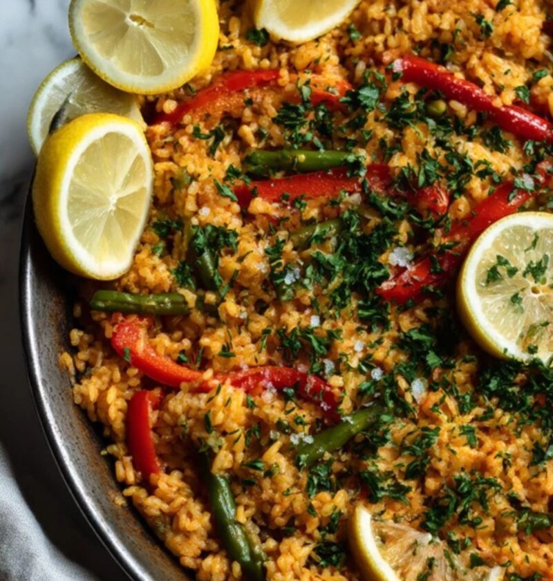 Low FODMAP Vegetable Paella Recipe