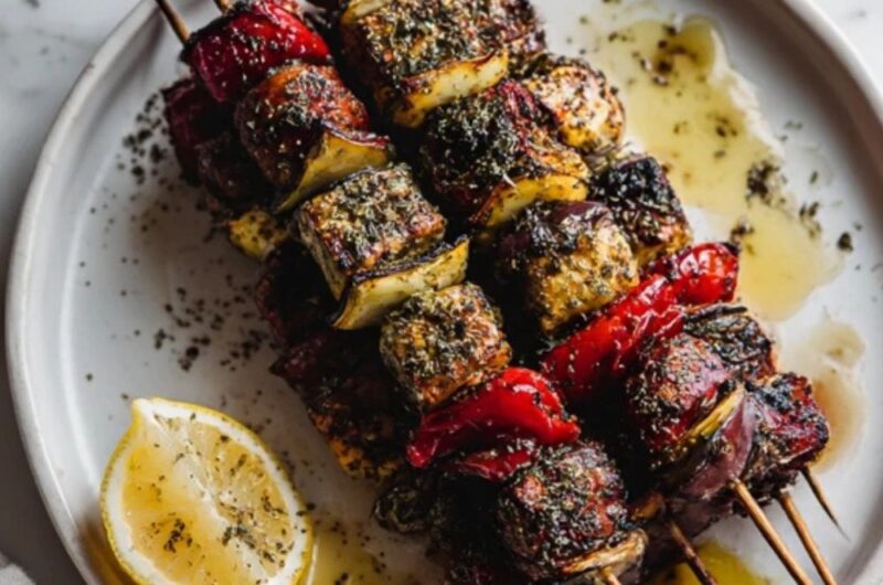 Low FODMAP Vegetable Skewers