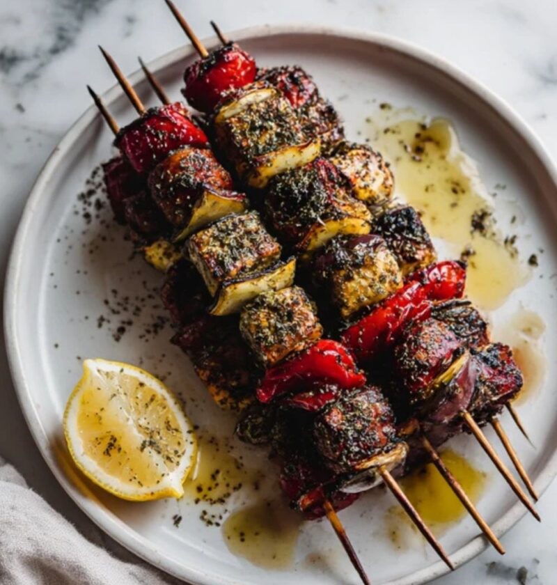 Low FODMAP Vegetable Skewers Recipe